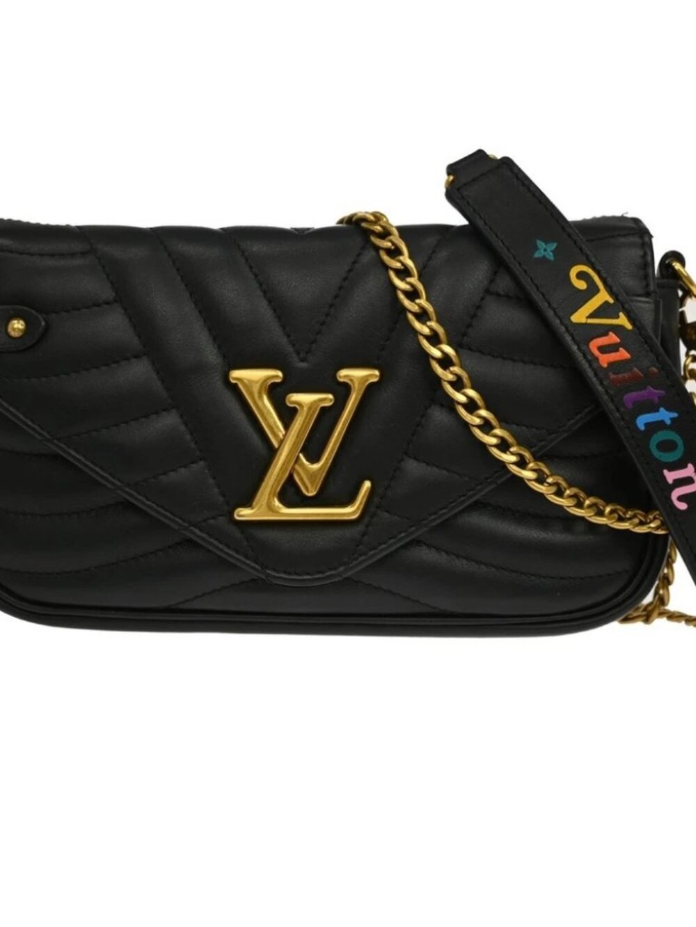 Louis Vuitton Wave Long Wallet Shoulder Bag
